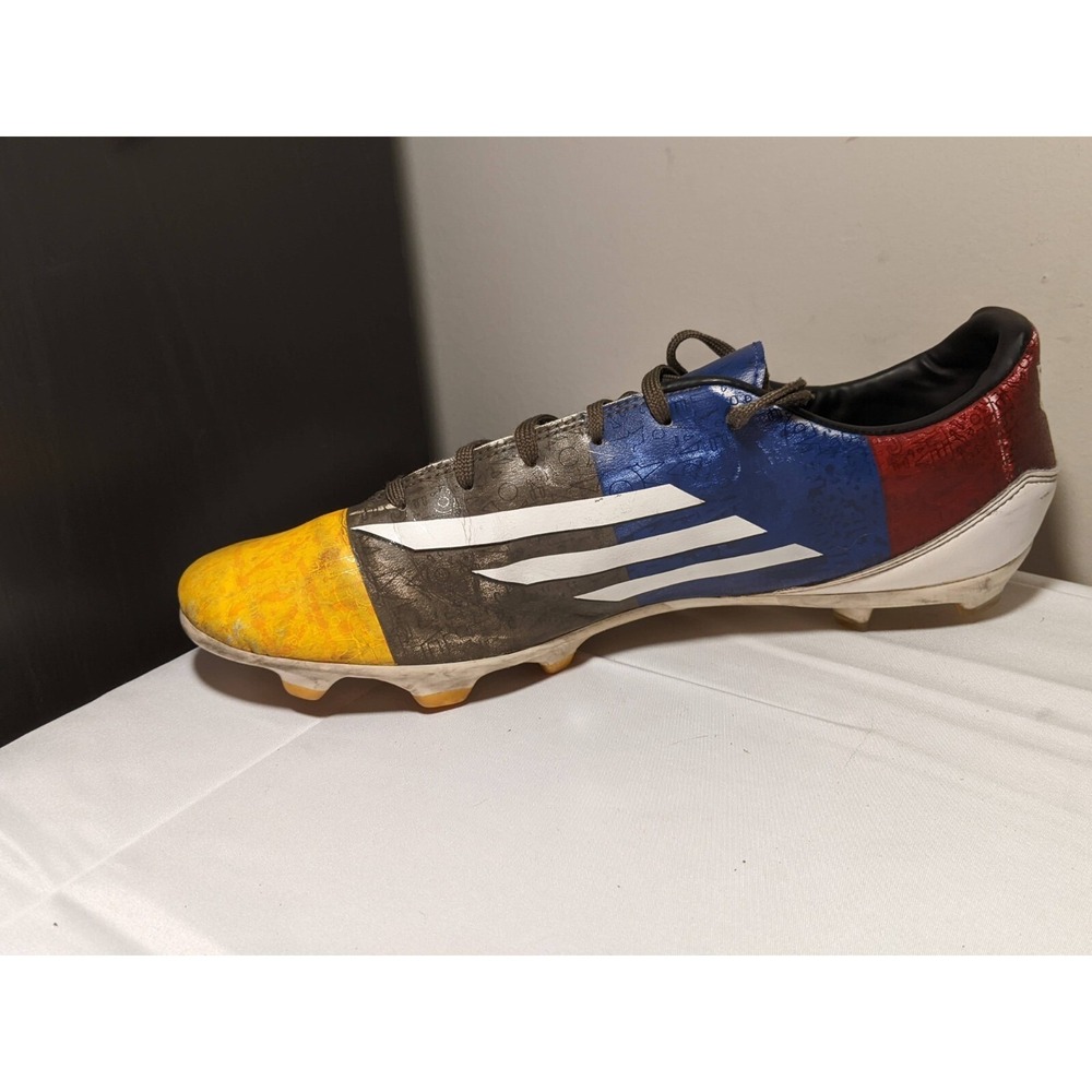 ADIDAS Adizero F10 FG MESSI Soccer Football Cleats Boots Multi Mens Size 11 - Picture 8 of 9